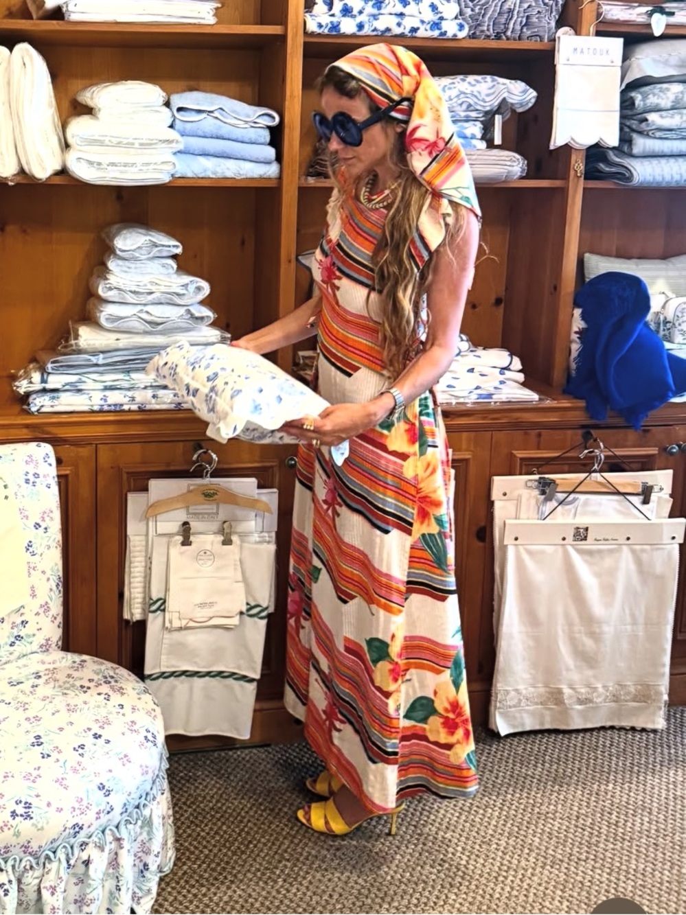NWT CONIGLIO PALM BEACH LACE UP MIDI DRESS hibiscus stripe 🌺 - Picture 8 of 11